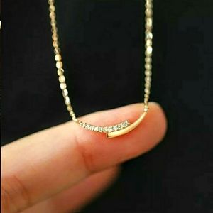 .925 sterling silver 14k gold plated necklace; nwot